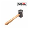 HOME HANDYMAN 24oz Black Rubber Mallet