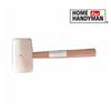 HOME HANDYMAN 32oz White Rubber Mallet