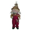 16" Sitting Scarecrow Decoration