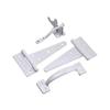 4 Piece White Hardware Gate Kit