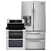 LG 24.7 Cu. Ft. French Door Refrigerator and 6.7 Cu. Ft. Range