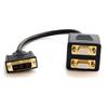 StarTech 1 ft. DVI-I Analog to 2x VGA Video Splitter Cable M-F (DVISPL1VV)