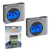 Purtek Atomic Projection Clock 2-Pack Bundle (RPT4660-2B)