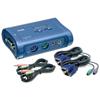 TRENDNET - COMMERCIAL 2PORT PS2 KVM SWITCH KIT W/AUDIO (INCLUDE 2 X KVM CABLES)
