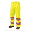 WORK KING Mens Medium Hi-Visibility Fluorescent Yellow Rain Pants