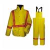 HELLY HANSEN Mens Large Lime Safety Rainsuit