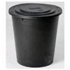 TUFF TUBS 37 Gal Plastic Heavy Duty Drum, with Lid