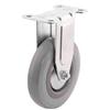 SHEPHERD HARDWARE PRODUCTS 3" Grey Wheel Rigid Plate Caster