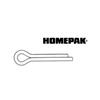 HOME PAK 25 Pack 3/32" x 1" Zinc Plated Cotter Pins