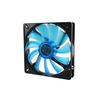 GELID Wing 14 Blue (FN-FW14B-12) -- 140mm UV Blue Gamer Fan 1200RPM 26dBA w/ 1 Noise Reductio...