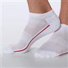 Fresh Feet® Men's Striped Low Cut Socks with Mesh Top