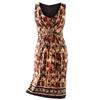 Jessica®/MD Brown/orange Print Dress