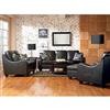 Costa Black 3-pc. Bonded Leather Set