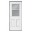 Masonite 34 In. X 4-9/16 In., Venting 1/2 Lite, Low-E Right Hand Steel Door