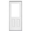 Masonite 32 In. X 6-9/16 In., 1/2 Lite Cutout Left Hand Door