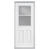 Masonite 36 In. X 4-9/16 In., Venting 1/2 Lite, Low-E Left Hand Steel Door