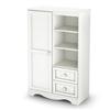 South Shore Sweet Lullaby Collection Door Chest Pure White