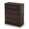 South Shore Sweet Lullaby Collection 4 Drawer Chest Espresso