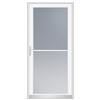 Andersen 36 In. Width, 2000 Series Self-Storing, White Door, Nickel Hardware