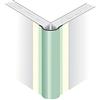 BEADEX BEADEX Paper-Faced Metal Outside Corner Bead, Bullnose 1/2 In. radius, 10 Ft.