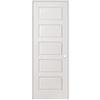 Masonite Primed 5-Panel Equal Smooth Prehung Interior Door 28 Inch x 80 Inch Left Hand