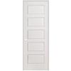 Masonite Primed 5-Panel Equal Smooth Prehung Interior Door 28 Inch x 80 Inch Right Hand
