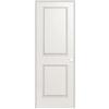 Masonite Primed 2-Panel Smooth Prehung Interior Door With Rabbeted Jamb 36 Inch x 80 Inch Left Hand