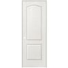 Masonite Primed 2-Panel Arch Top Textured Prehung Interior Door 36 Inch x 80 Inch Right Hand