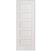 Masonite Primed 5-Panel Equal Smooth Prehung Interior Door With Rabbeted Jamb 32 Inch x 80 Inc...