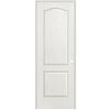 Masonite Primed 2-Panel Arch Top Textured Prehung Interior Door With Rabbeted Jamb 28 Inch x 8...