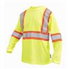 WORK KING XL Green Long Sleeve Safety Shirt