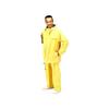 WORLD FAMOUS Mens Large 2 Piece Yellow Wetskins Freshwater Rainsuit