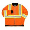 WORK KING 3XL Fluorescent Orange Safety Quilted Jacket