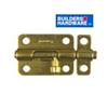 BUILDER'S HARDWARE 3" Brass Barrel Bolt