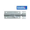 BUILDER'S HARDWARE 8" Extra Heavy Duty Zinc Barrel Bolt