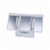 JERDON Tri-Fold Lighted Makeup Mirror