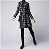 ATTITUDE® JAY MANUEL Women's Belted Plaid Coat