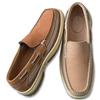 Arnold Palmer™ Leather/Mesh Summer Casual Twin Gore Slip-on Shoes