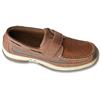 Arnold Palmer™ Leather/Mesh Summer Casual Boat Shoes With Self-Adhesive Strap