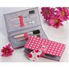 Artisano Designs ''Pretty in Pink'' Polka Dot Makeup Brush Kit