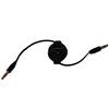 Logiix Retractable Auxiliary Cable - Black