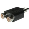 CABLES TO GO ONE RCA MONO MALE TO TWO RCA MONO FEMALE AUDIO ADAPTER