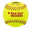 WORTH 12" Yellow Red Dot Softball
