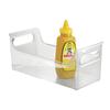 INTERDESIGN 5.6" x 11.2" x 4.9" Clear Condiment Caddy Fridge Bin