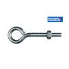 BUILDER'S HARDWARE 1/4" x 3" Zinc Eye Bolt, with Nut