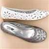 Jessie Girl®/MD Lourdes' Girls' Metallic Ballerina-style Flats