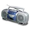 Coby Portable AM/FM Cassette Player/Recorder - Silver/Blue