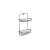 Fresca Generoso 2 Tier Wire Basket - Chrome