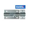 BUILDER'S HARDWARE 5" Extra Heavy Duty Zinc Barrel Bolt