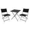 Sinko Products Avery Wicker Folding Bistro Set - 3 Piece